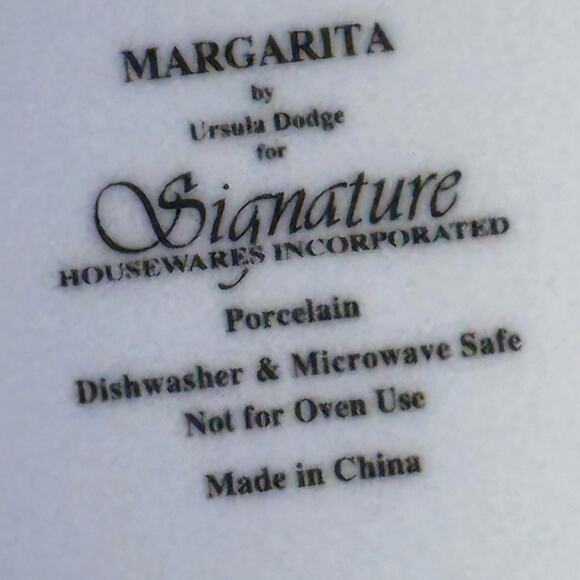 Margarita by Ursula Dodge 1970s Platter Salt Dish & 8 Appetizer Plate Set-Retro - Picture 13 of 16